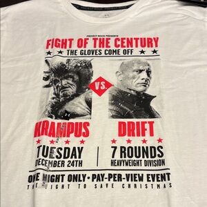 Under Armour Project Rock 'Fight of the Century' White Graphic T-Shirt